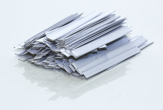 Papierclipbandverschluss weiß