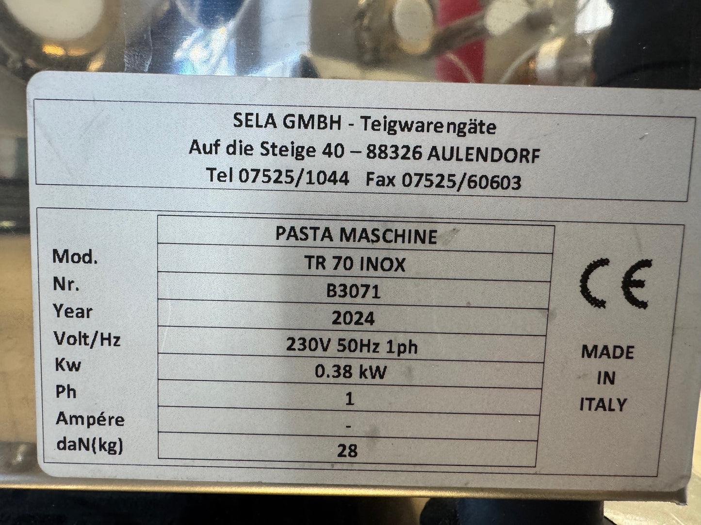 Nudelmaschine TR70 (Gebrauchtgerät)