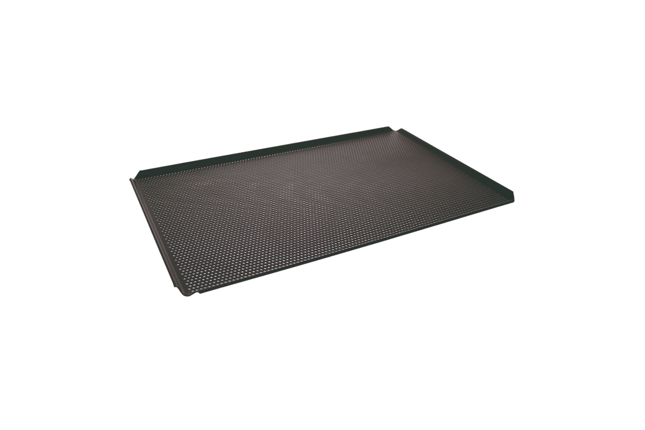 Lochblech Alu 60 x 40 cm - beschichtet schwarz